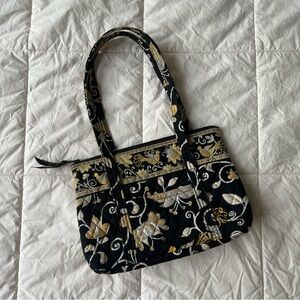 Vera Bradley Little Betsy Yellow Bird Shoulder Bag